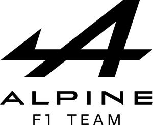 Logotipo de la escuderia alpine en el 2023