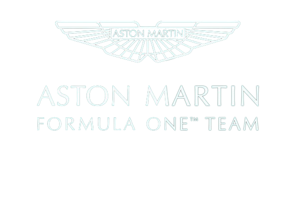 Logotipo de la escuderia Aston Martin , una empresa britanica con base en Silverstone
