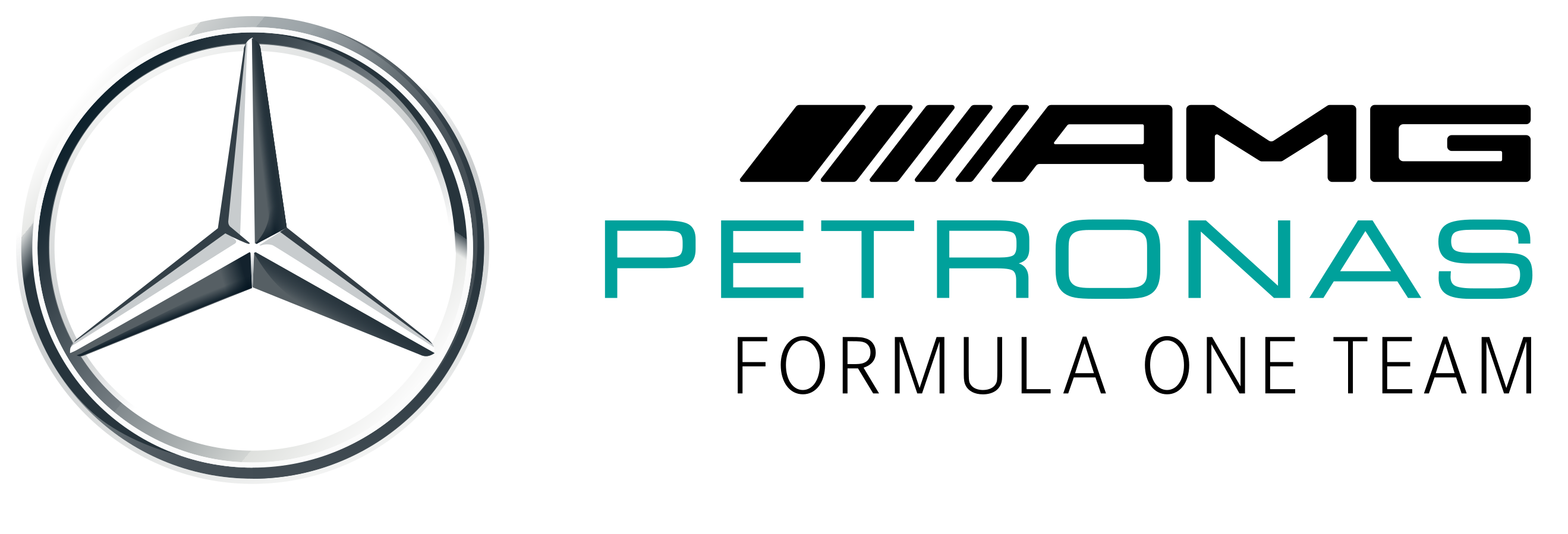 Logotipo de Mercedes Petronas, la escuderia del 7 veces campeon Lewis Hamilton