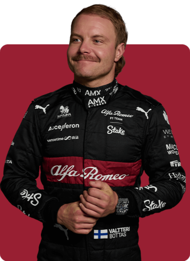 Valtteri Viktor Bottas , piloto finlandes. Actual piloto de la escuderia Alfa Romeo