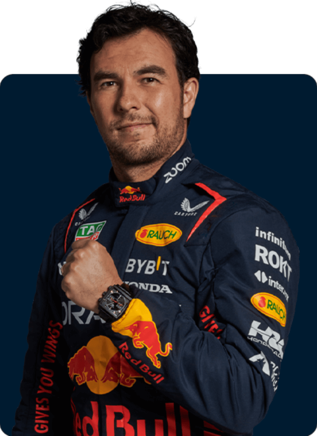 Sergio Checo Perez, piloto mexicano.Segundo piloto de Red Bull Racing.