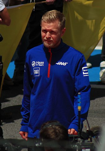 Kevin Manussen piloto de la escuderia Haas.