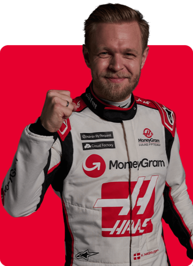 Kevin Magnussen es un piloto danés de automovilismo. En 2013 ganó la Formula Renault 3.5 Series siendo miembro del Programa de Jóvenes Pilotos de McLaren. Debutó en la Fórmula 1 en 2014 con McLaren, logrando un segundo puesto en el Gran Premio de Australia de 2014 en su primera carrera