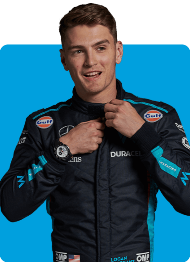 Logan Hunter Sargeant es un piloto de automovilismo estadounidense. Ha sido campeón del Campeonato Mundial de Karting en 2015. Fue miembro de la Academia de pilotos de Williams, y tercer piloto de Williams Racing en Fórmula 1 en 2022. En 2023 es piloto titular de la escudería junto a Alex Albon.