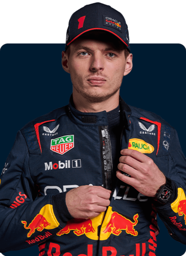 Max Emilian Verstappen , piloto neerlandes . Ultimo campeon , actualmente cuenta con 2 titulos.
