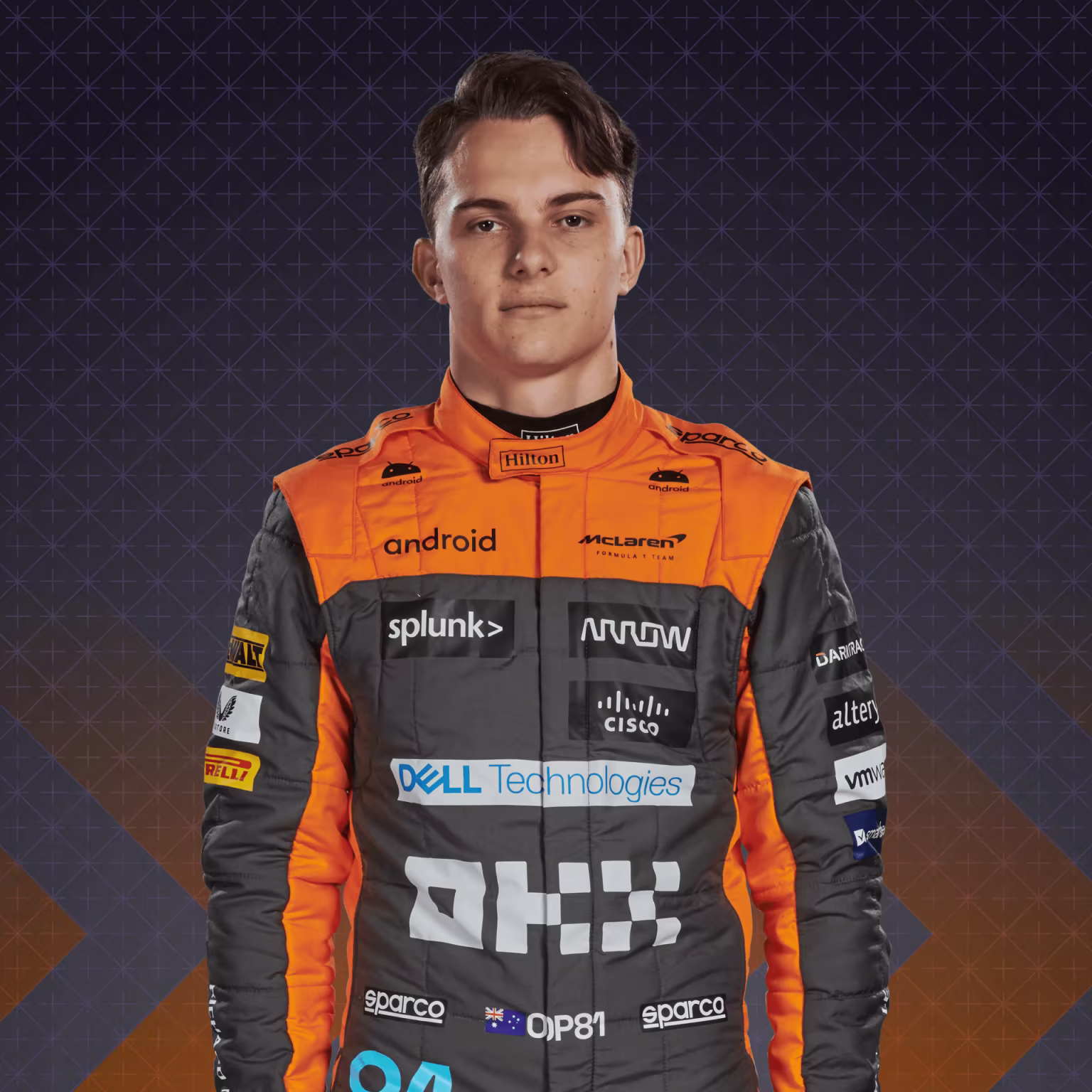 Oscar Piastri en el 2023 ya siendo piloto de McLaren
