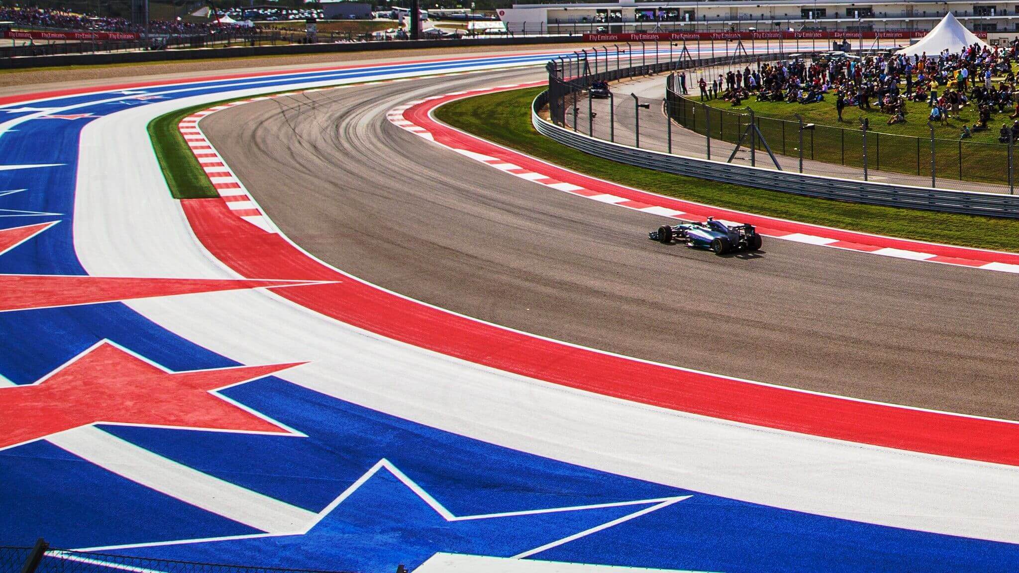 Curva 16 del gran premio de austin Texas