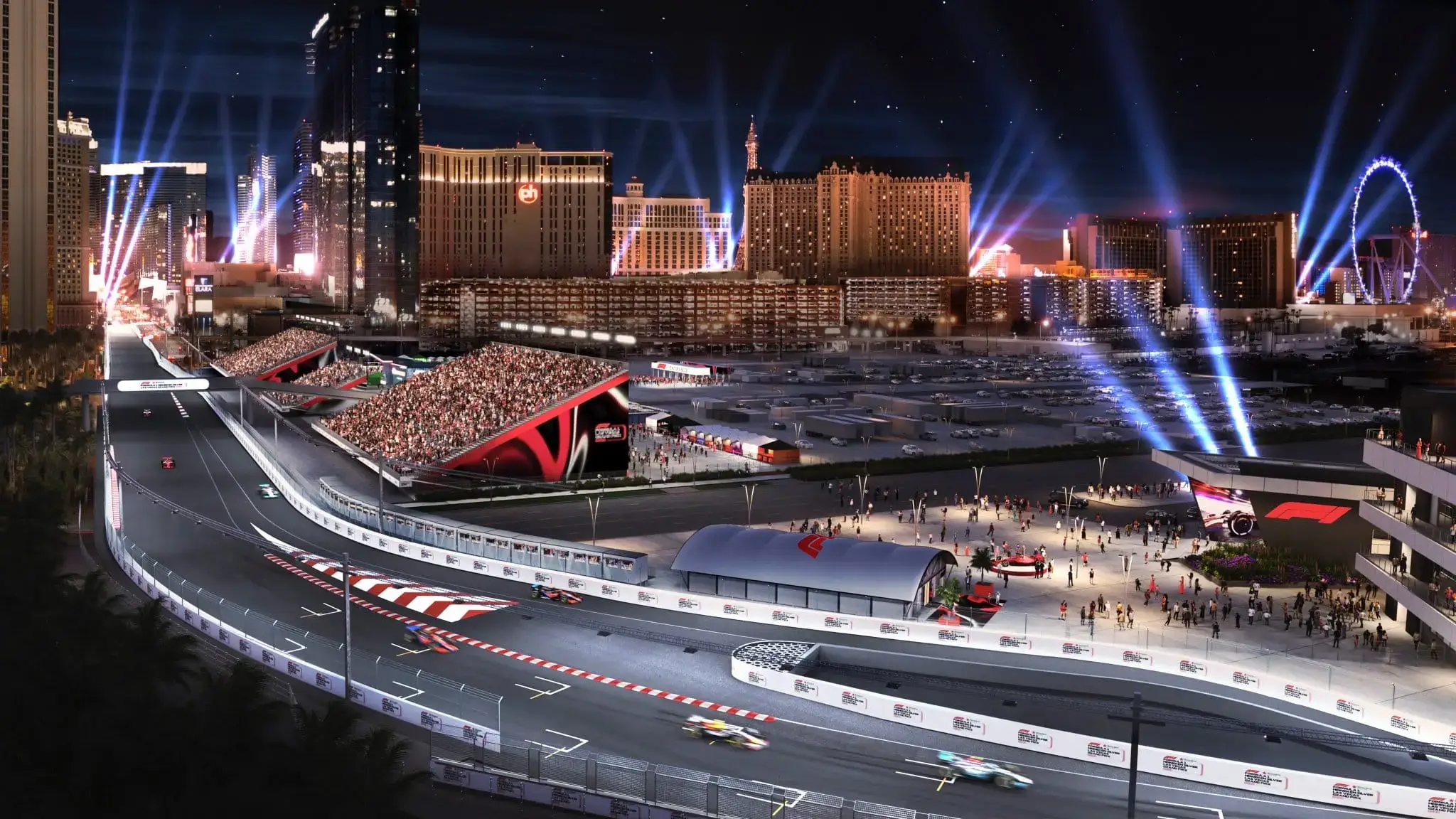 Imagen aerea de las vegas