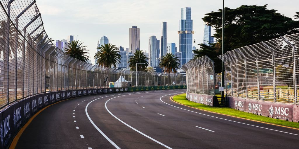 Fotografia de la curva 8 del circuito de Melbourne