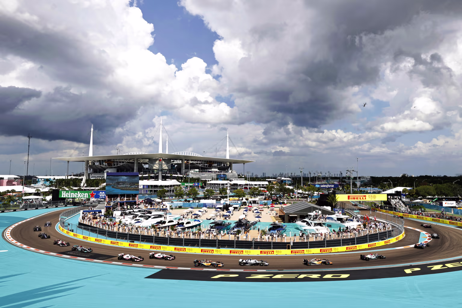 Fotografia de la curva 7 del circuito de miami