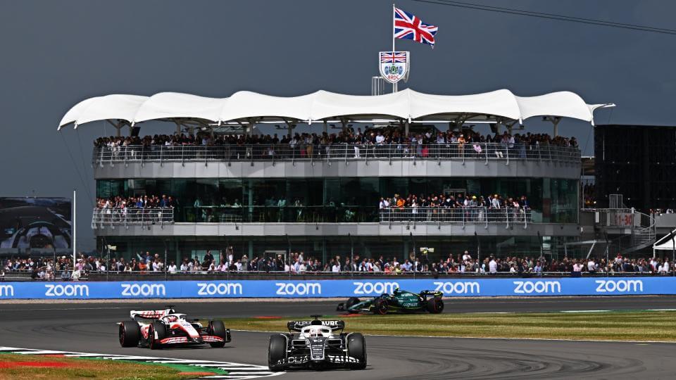 Fotografia de la curva 6 del circuito de Silverstone
