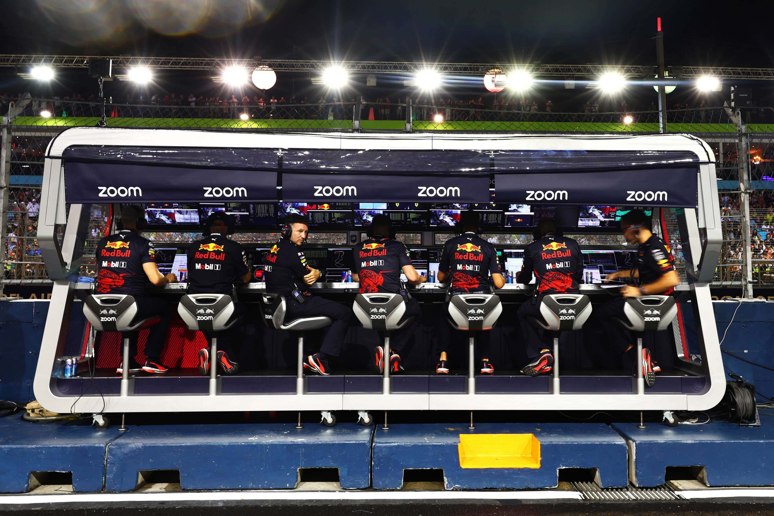 Centro de comunicaciones del equipo de Red Bull